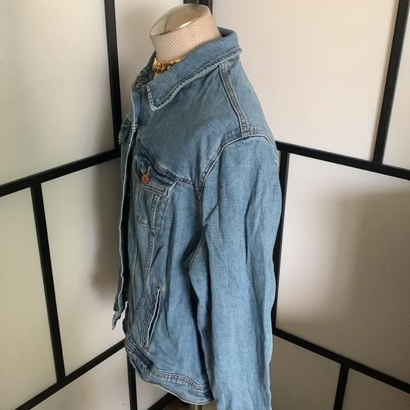 Old Navy Women's Blue Jean Jacket Size XXL Perfect with Maxi Dresses I1010 - Picture 5 of 15